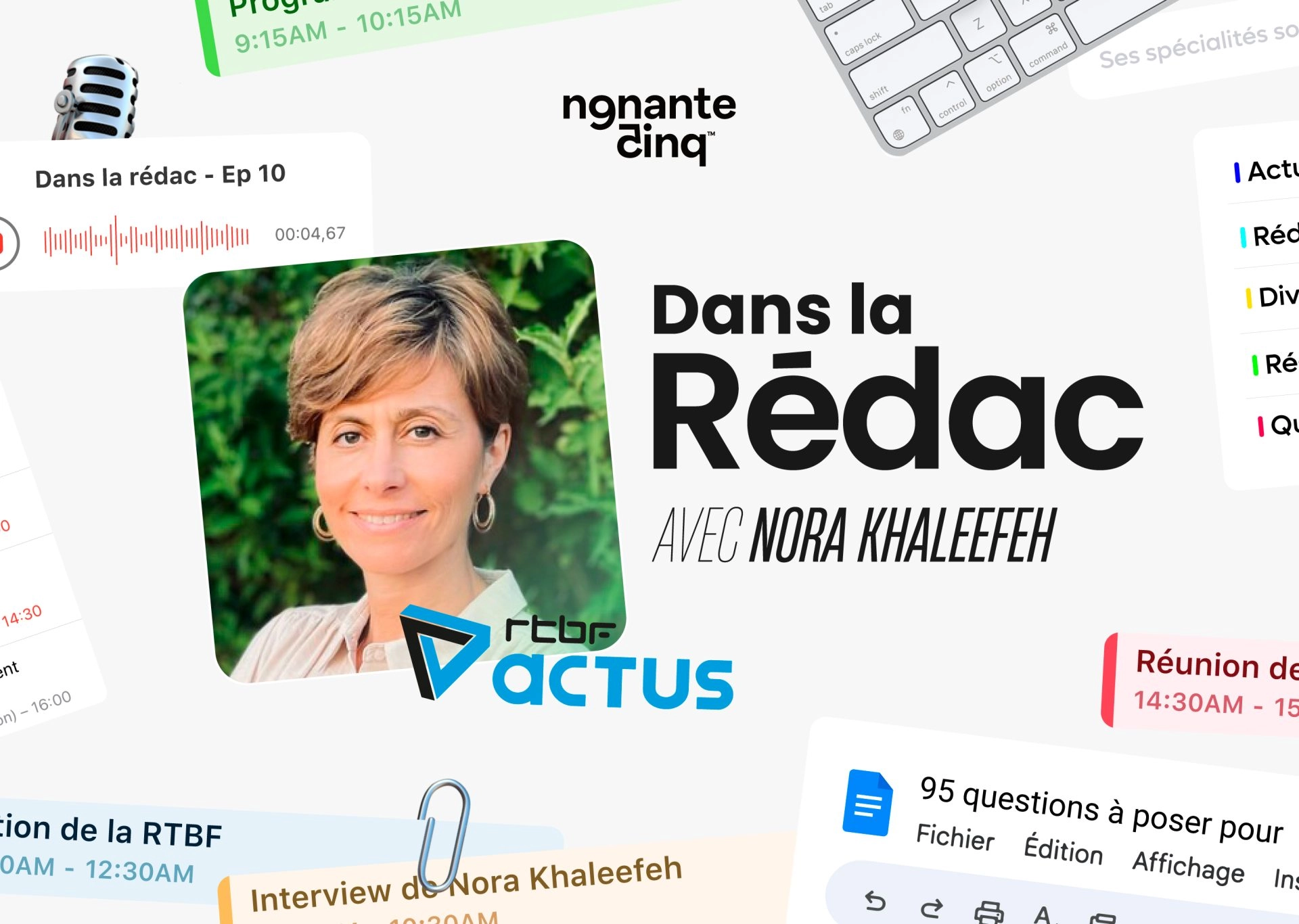 “Dans la Rédac” de RTBF – Liège avec Nora Khaleefeh