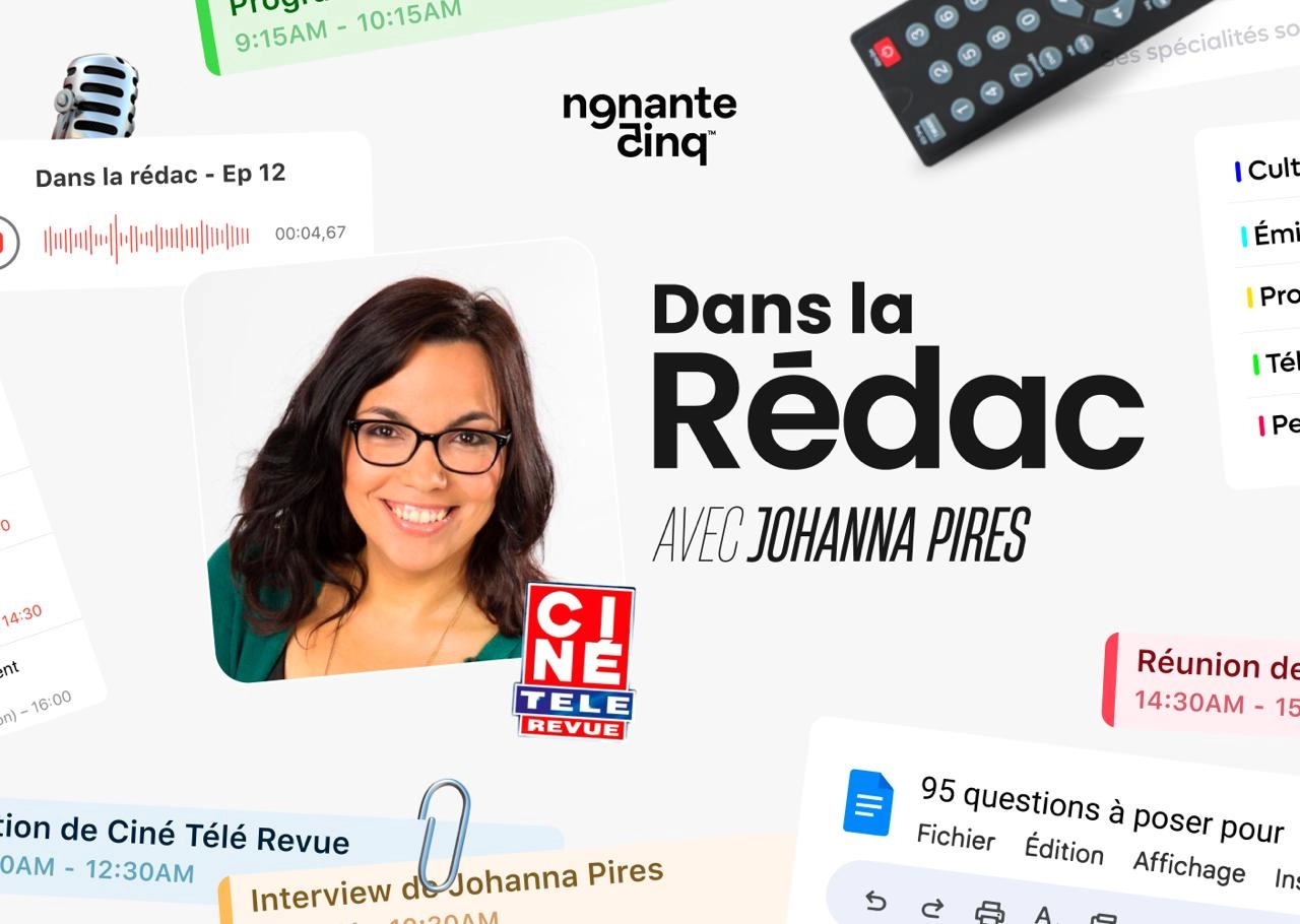 “Dans la Rédac” de Ciné Télé Revue avec Johanna Pires