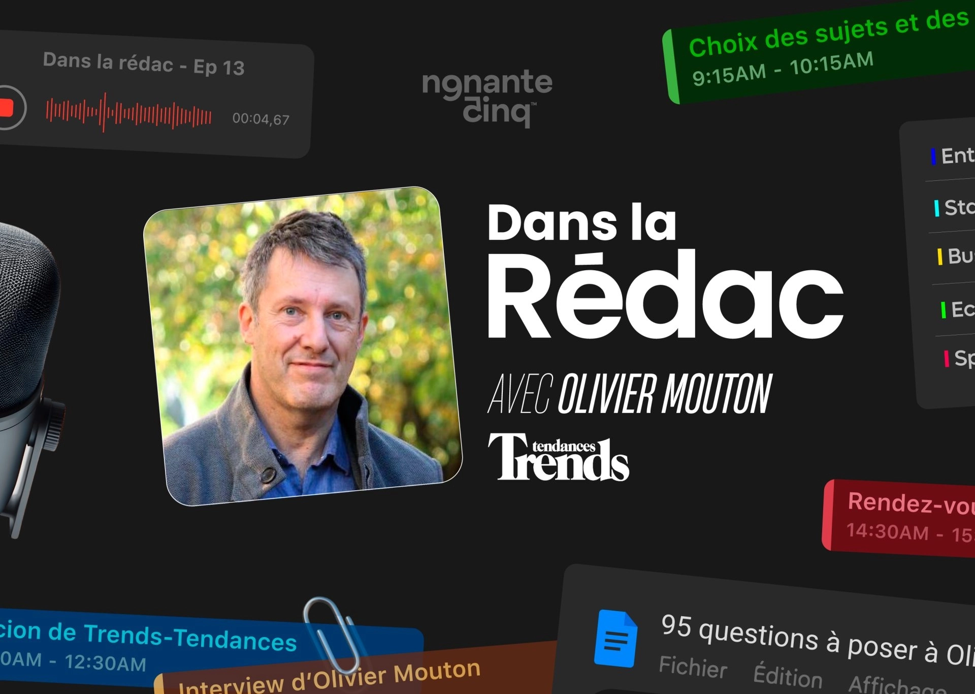 “Dans la Rédac” de Trends-Tendances avec Olivier Mouton