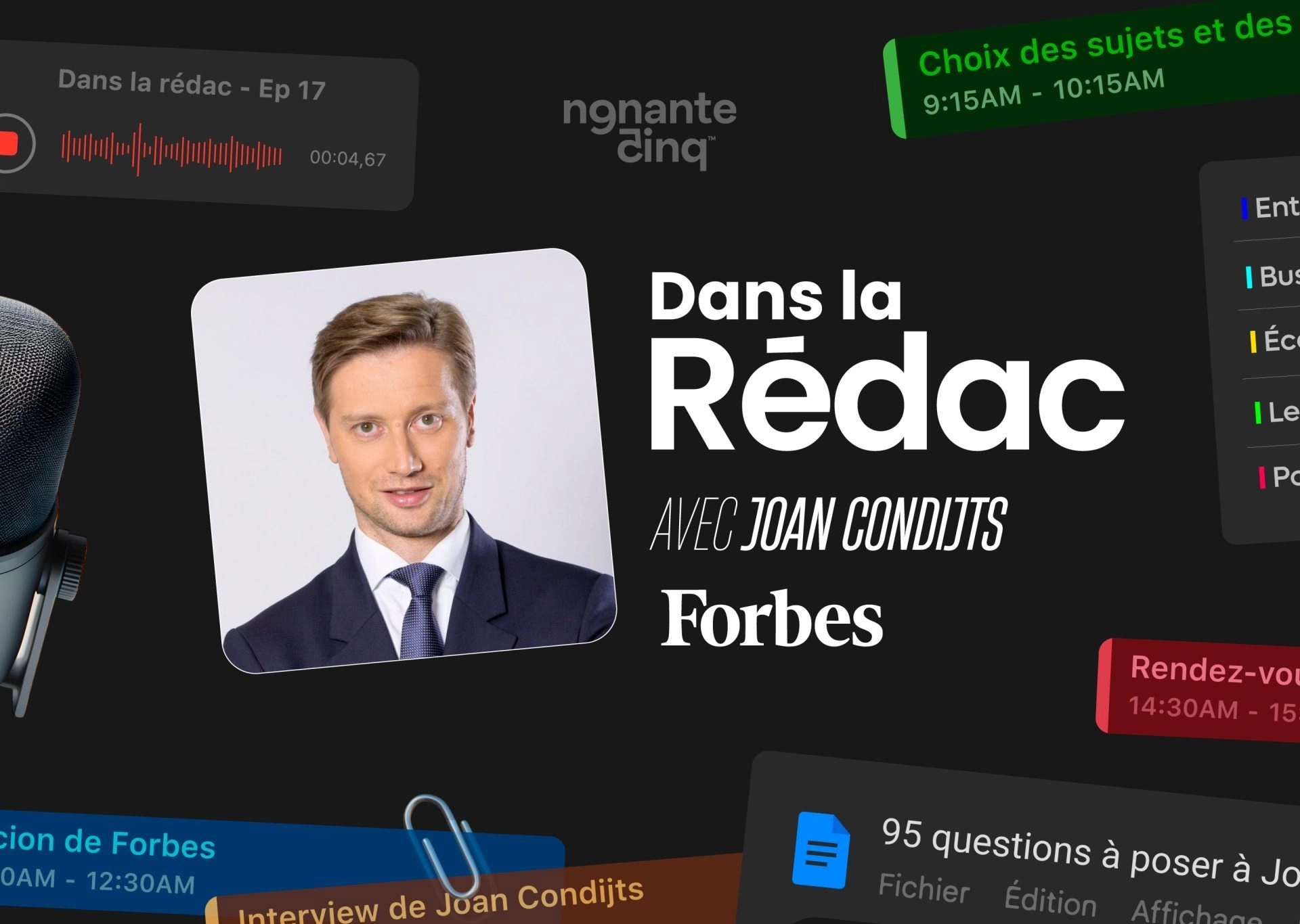 “Dans la Rédac” de Forbes avec Joan Condijts