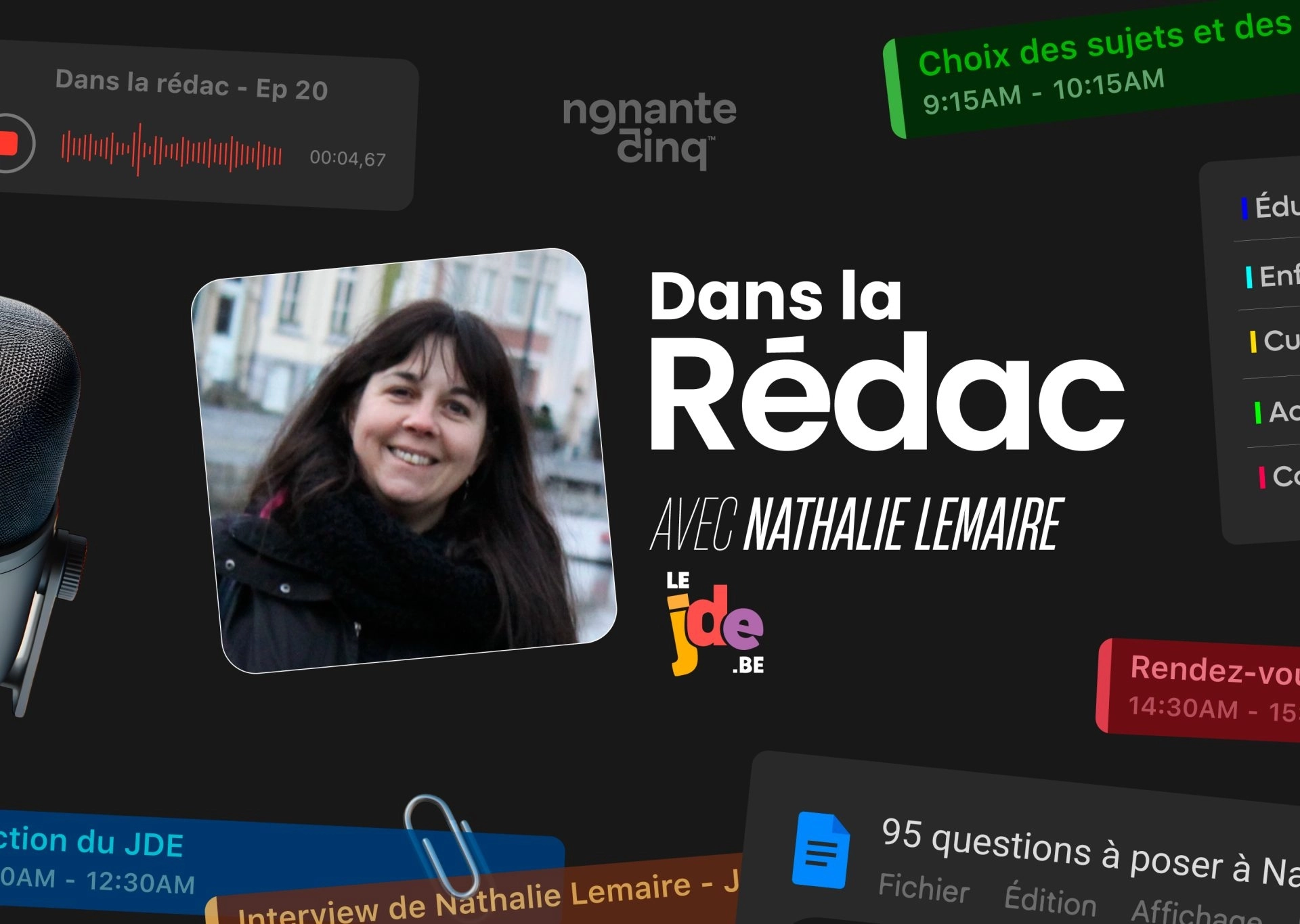 “Dans la Rédac” du JDE avec Nathalie Lemaire