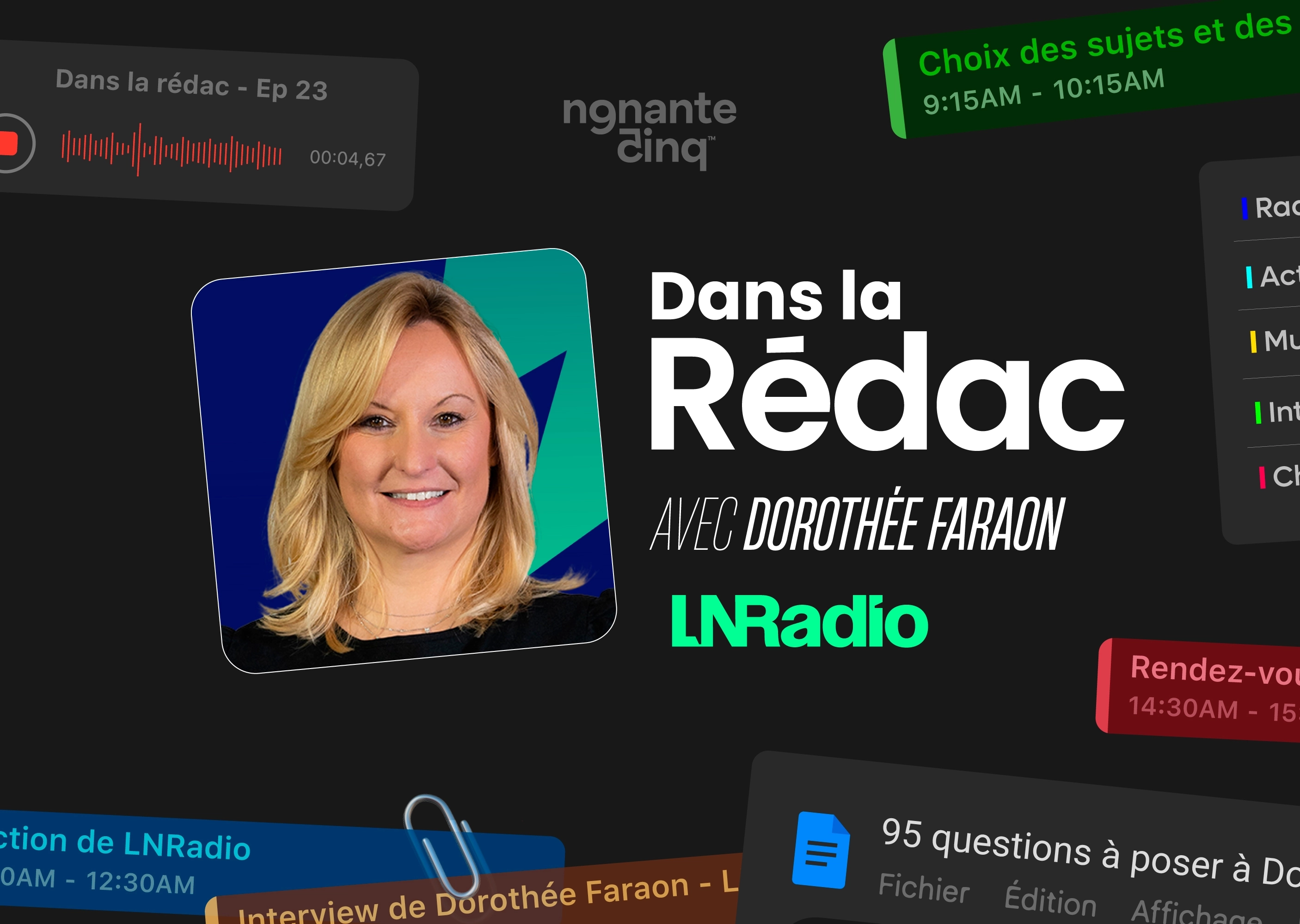 “Dans la Rédac” de LN Radio avec Dorothée Faraon